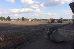Begradigung des Platzes