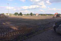 Begradigung des Platzes